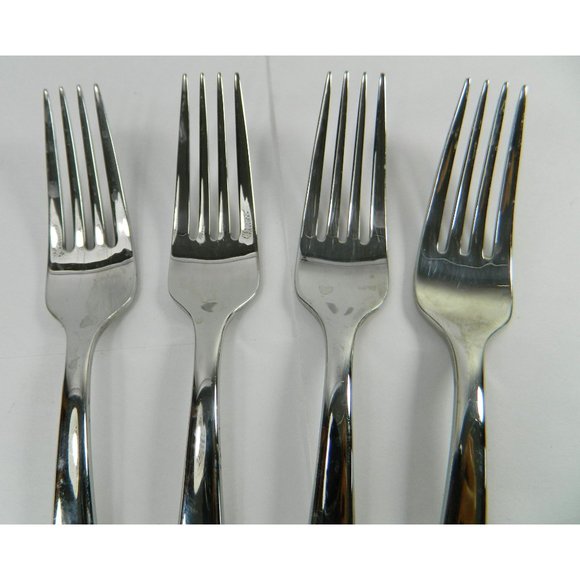 Lenox Butterfly Meadow Dinner Forks Set Of 4 In Great Condition Still Shiny! - Picture 8 of 11